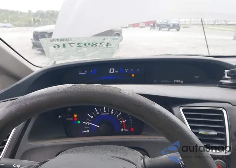 2013 Honda Civic Lx из США, поврежденный, VIN 19XFB2F53DE035048